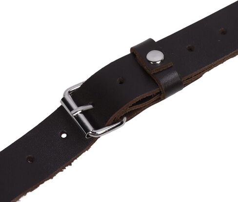 SLR Camera Strap Durable Leather Widened Design Strap Harness for Heavy Cameras Comfortable Fit 66-86cm (Brown #12) in Saudi Arabia