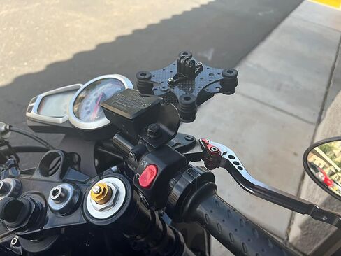 Aluminum Motorcycle Mirror Mount 360 Degree Rotation for GoPro Hero, DJI Osmo, Insta360, AKASO Action Cameras, Motorcycle Camera Mount in Saudi Arabia