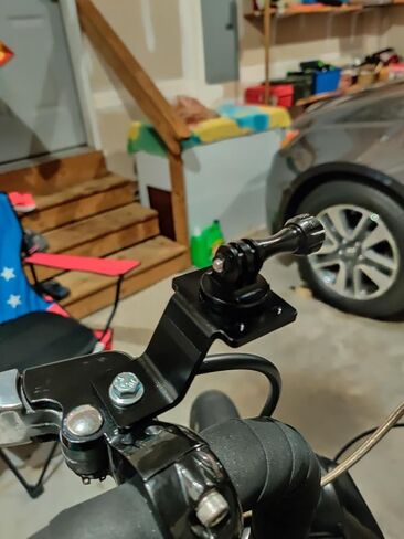Aluminum Motorcycle Mirror Mount 360 Degree Rotation for GoPro Hero, DJI Osmo, Insta360, AKASO Action Cameras, Motorcycle Camera Mount in Saudi Arabia