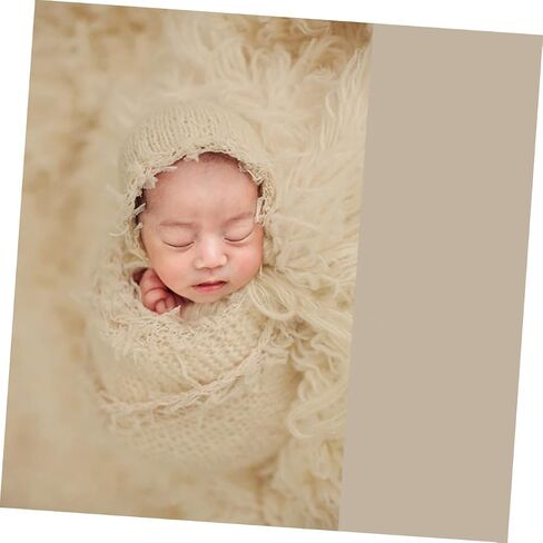 Newborn Baby Wraps Mohair Photo Prop 40x60cm Comfortable Cozy Unisex for Baby Boy Girl Photo Shoots in Kuwait
