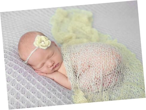 Newborn Baby Wraps Mohair Photo Prop 40x60cm Comfortable Cozy Unisex for Baby Boy Girl Photo Shoots in Kuwait