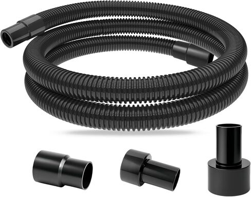 10 Ft Dust Collection Hose Kit with 5 Fittings Ultimatefor Woodworking Power Tools,Home Use and Wet/Dry Shop Vacuums in Kuwait