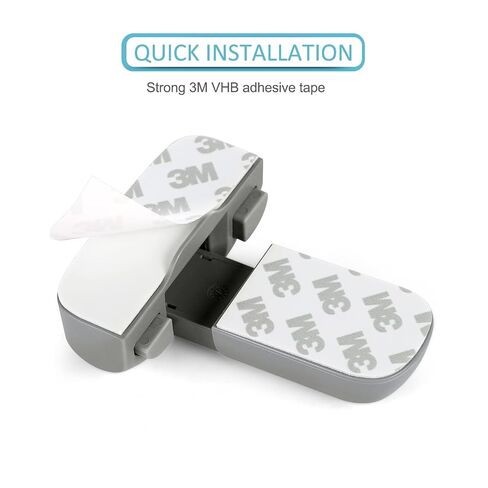 Child Proof Refrigerator Fridge Freezer Door Lock for Kids and Aging Seals | Keep Door Closed, Easy to Install, No Unsightly Straps, 2 Pack in Saudi Arabia