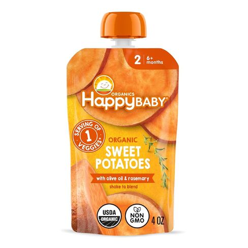 Happy Baby Organic Sweet Potatoes with Olive Oil & Rosemary Baby Food, 4 OZ in Saudi Arabia