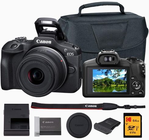 Canon EOS R100 Mirrorless Camera Bundle in Saudi Arabia