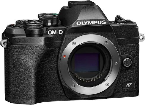 OM Systems Olympus OM-D E-M10 Mark IV 20MP Digital Camera Body Black V207130BU000 Bundle with Deco Photo Camera Bag, Lexar Blue Series 64GB SDXC Memory Card and Corel Photo Video Suite PaintShop Pro in Kuwait