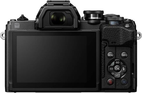 OM Systems Olympus OM-D E-M10 Mark IV 20MP Digital Camera Body Black V207130BU000 Bundle with Deco Photo Camera Bag, Lexar Blue Series 64GB SDXC Memory Card and Corel Photo Video Suite PaintShop Pro in Kuwait