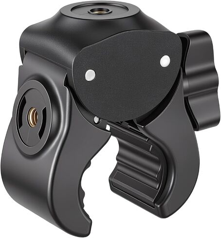 Camera Clamp Mount with 1/4 Threded Connector, Monitor Camera Clamp Mount Clip Holder Light Flash Holder Webcam Stand for Cameras Tripod Pole Pography Phone Video Live Stream in Saudi Arabia