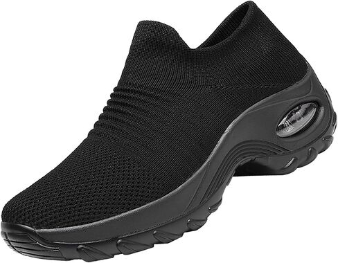 Non Slip Work Shoes Women, Slip On Sneakers Women,Work Shoes Walking Gym Nurse Mesh Casual Fashion Sneakers Comfort Breathable Lightweight in Saudi Arabia