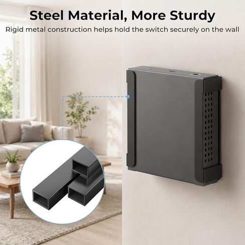Network Switch Mount for TP-Link Wall Mount Bracket for TL-SG105E TL-SG105MPE TL-SG105 TL-SG2005P Desktop Network Switch Hub Mounting Bracket for TP-Link Switch with Cable Ties in Saudi Arabia