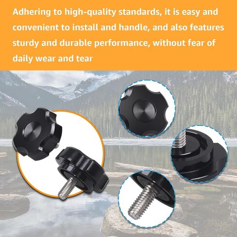 for Lowrance HDS-5 HDS-5M HDS-7 HDS-8 HDS-10 Elite-7 Gimbal Bracket Knobs | Solid Aluminum for Lowrance Gimbal Bracket Knobs Replacement Compatible with Quick, Hook7 and Easy Application(2 PCS) in Saudi Arabia