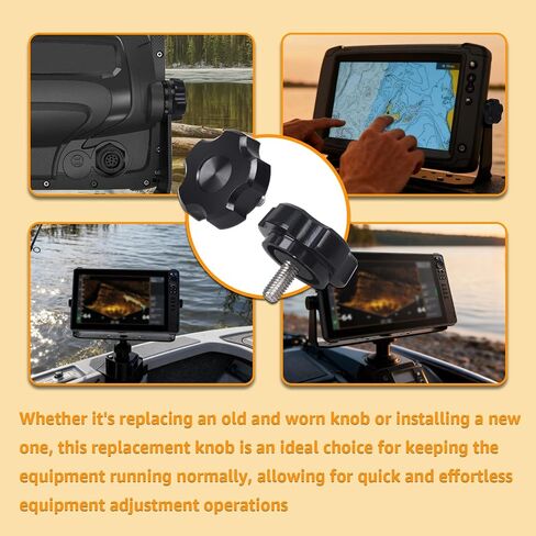 for Lowrance HDS-5 HDS-5M HDS-7 HDS-8 HDS-10 Elite-7 Gimbal Bracket Knobs | Solid Aluminum for Lowrance Gimbal Bracket Knobs Replacement Compatible with Quick, Hook7 and Easy Application(2 PCS) in Saudi Arabia