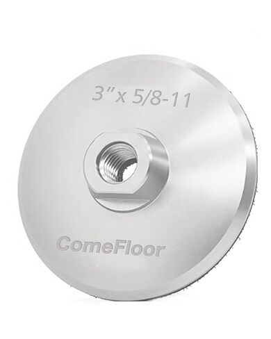 Aluminum Backer Pad, Hook and Loop Backing Pad, 5/8"-11 Threaded 4" in Saudi Arabia