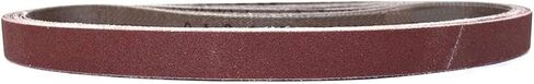 3/8 x 13 Inch Sanding Belts, 4 Each of 320/400/600/800/1000 Fine Grits, Belt Sander Tool for Woodworking, Metal Polishing, 20 Pack Aluminum Oxide Sanding Belt in Saudi Arabia