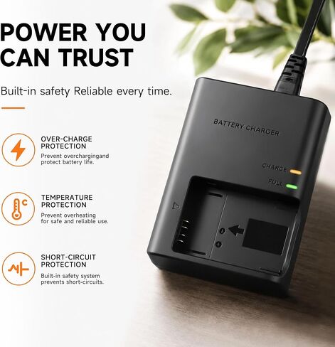 LC-E12 LC-E12E Battery Charger Replacement Compatible with Canon LP-E12 Battery, EOS M50, M50 Mark II, M100, M200, EOS 100D, M2, M, Rebel SL1, PowerShot SX70 HS, Kiss M, Kiss X7 Cameras in Saudi Arabia