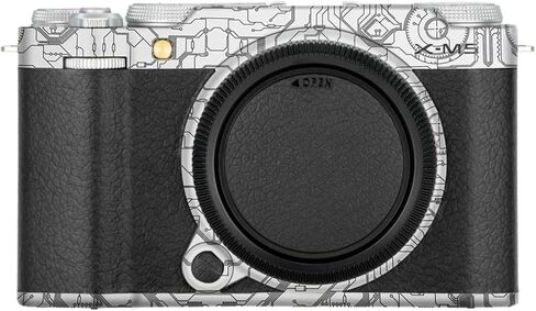 غلاف حماية لكاميرا Fujifilm XM5 — مادة 3M، نسيج من ألياف الكربون، لمسة نهائية غير لامعة، ملصق كامل للجسم (أزرق دائري) in Kuwait
