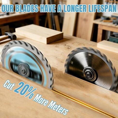 KEENTECH 8-1/4" Table Saw Blade 40T, 3-Pack, General Purpose for Wood | 3-pack save cost, safe weld, fits 5/8" bore, lasts 20% longer, smooth cuts on plywood/MDF in Saudi Arabia