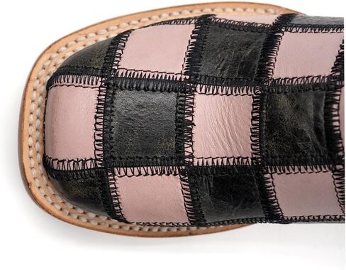 Ferrini Women's Women'S Patchwork Western Boot Broad Square Toe - 81393200 7 1/2 M US in Saudi Arabia