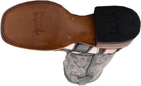 Ferrini Women's Women'S Patchwork Western Boot Broad Square Toe - 81393200 7 1/2 M US in Saudi Arabia