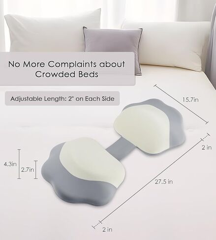 Memory Foam Pregnancy Pillows for Sleeping, Side Sleeper Maternity Pillow Support for Back Belly HIPS, Adjustable Wedge Pillow for Pregnant Women, Side Sleeping Pregnant Pillows with Pillowcase in Saudi Arabia
