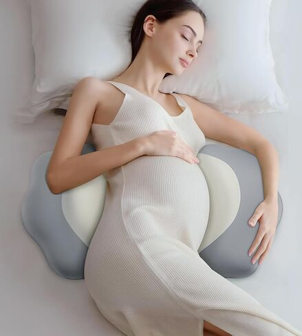 Memory Foam Pregnancy Pillows for Sleeping, Side Sleeper Maternity Pillow Support for Back Belly HIPS, Adjustable Wedge Pillow for Pregnant Women, Side Sleeping Pregnant Pillows with Pillowcase in Saudi Arabia