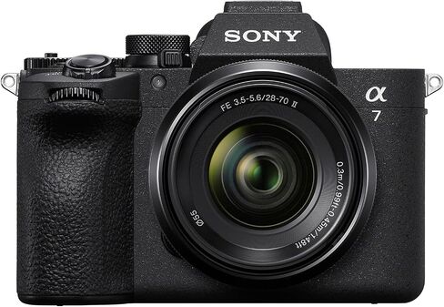 Sony a7 V Full-Frame Mirrorless Interchangeable Lens Camera with 28-70mm II Lens Bundle with Sony FE 24-105mm F4 G OSS E-Mount Full-Frame Zoom Lens + 128GB Card + Camera Bag + Accessories in Saudi Arabia