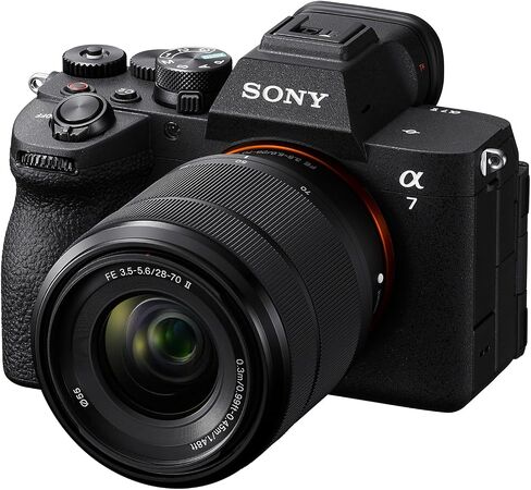 Sony a7 V Full-Frame Mirrorless Interchangeable Lens Camera with 28-70mm II Lens Bundle with Sony FE 24-105mm F4 G OSS E-Mount Full-Frame Zoom Lens + 128GB Card + Camera Bag + Accessories in Saudi Arabia