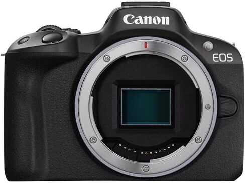 Canon EOS R50 Mirrorless Camera Bundle (Black) | Cropping Guide Firmware in Saudi Arabia