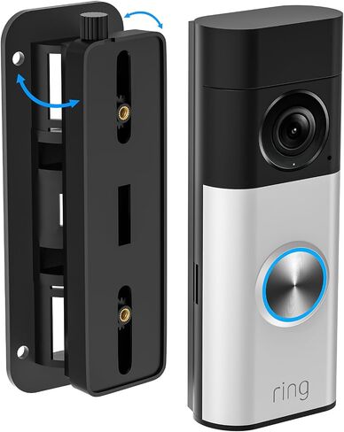 Adjustable Angle Doorbell Mount for Ring Battery Doorbell/Plus/Pro 2nd Gen (2026 Release)/Ring Wired Doorbell 2nd Gen(2025/2026 Release), No-Drilling Mounting Bracket with Wide Viewing Angle in Saudi Arabia