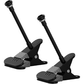 Universal No-Drill Camera Clip Mount for Ring, Blink, Eufy, Google Nest, Wyze & Arlo Cameras, 40cm Adjustable Gooseneck Clamp Stand for Indoor Outdoor Security Cameras (1 Pack, Black) in Saudi Arabia