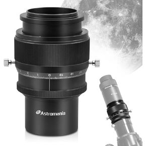 Astromania Telescope Focuser 2 Inch, Double Telescope Helical Focuser 2inch | With 0.1mm Scale & 39mm Focusing Stroke, Telescope Accessories with Filter Thread, for Astronomy Observation Astrophotography in Saudi Arabia