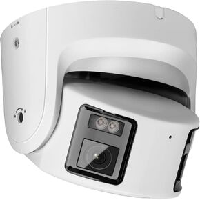 8MP Panoramic DS-2CD2387G2P-LSU/SL 4MM, POE IP Camera with Dual-Lens 180° Wide Angle, Two-Way Audio, 98ft Full Color Night Vision, Person/Vehicle Detection, SD card slot,IP67 (Support Upgrade) in Saudi Arabia