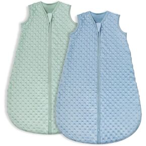 Yoofoss Fleece Baby Sleep Sack,TOG 1.5 Baby Wearable Blanket with 2-Way Zipper in Kuwait