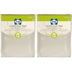 Sealy Baby Infant and Toddler Crib Mattress Protector - Quilted Breathable Organic Waterproof Pad in Kuwait