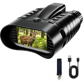 4K Night Vision Goggles Non Head-Mounted, Night Vision Binoculars, 3.5-inch Large HD Screen in Saudi Arabia