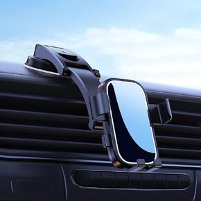 Car Phone Holder for VinFast LUX A, 360° Rotatable Dashboard & Vent Mount, One-Hand Operation, Auto Lock, Shockproof Cell Phone Holder,B in Kuwait