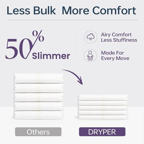 Small Pack Baby Diapers, DRYPER Diaper Size 2 (9-18 lbs), 27 Nappies, Hypoallergenic Disposable Diaper, Oeko-TEX Standard 100, Ultra-Soft & Thin, with Wetness Indicator in Saudi Arabia