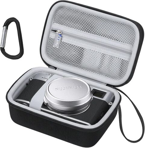 Camera Case for Fujifilm X100VI / X100V Digital Camera, Case for Fuji X100VI/ X100V/ X100F/ X100T/ X100S/ X100 with Pocket for Cable SD card (Case Only) (Black) in Saudi Arabia