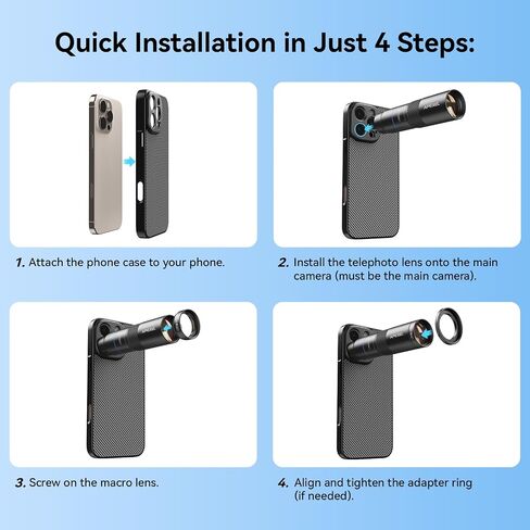 APEXEL 10X Tele-Macro Pro Dual Lens 2-in-1 Compatible with iPhone 15 Promax in Saudi Arabia