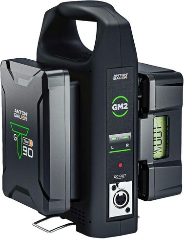 Anton/Bauer GM2 Dual Charger Gold Mount, Camera Charger, Battery Charger, Power Two Devices, Multi Power Plug in Saudi Arabia