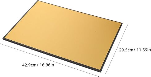 BESPORTBLE A4 Gold Photography Reflector Board Lightweight Portable Light Bounce Panel for Studio Still Life and Portrait Photo Lighting in Kuwait