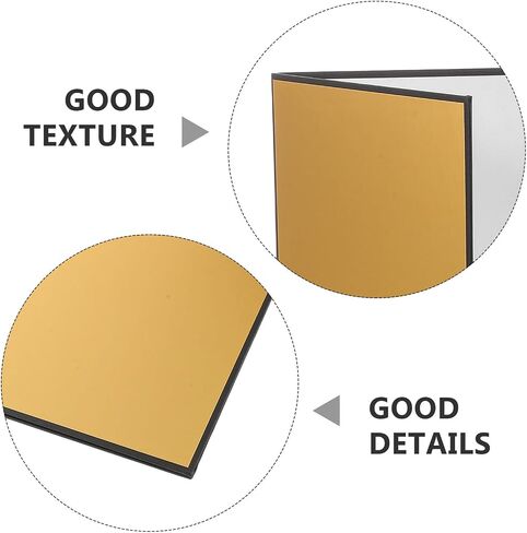BESPORTBLE A4 Gold Photography Reflector Board Lightweight Portable Light Bounce Panel for Studio Still Life and Portrait Photo Lighting in Kuwait