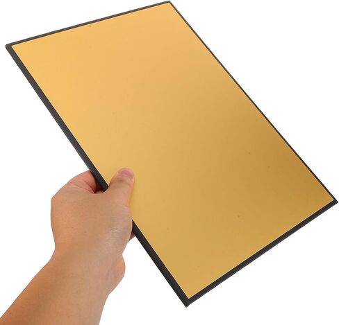 BESPORTBLE A4 Gold Photography Reflector Board Lightweight Portable Light Bounce Panel for Studio Still Life and Portrait Photo Lighting in Kuwait