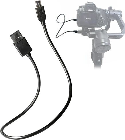 كابل تحرير مصراع الكاميرا MCC إلى USB متعدد لمثبت DJI Ronin-S، لـ SN A6400 A6600 A7R4 A7R5 A7S3 A7M4 كابل تحكم RSS منحني للكاميرا 42.5 سم in Kuwait