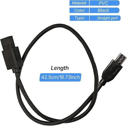 كابل تحرير مصراع الكاميرا MCC إلى USB متعدد لمثبت DJI Ronin-S، لـ SN A6400 A6600 A7R4 A7R5 A7S3 A7M4 كابل تحكم RSS منحني للكاميرا 42.5 سم in Kuwait