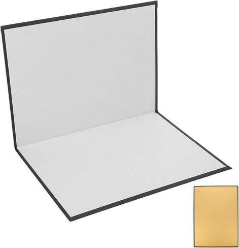 Toddmomy Portable Photography Reflector Board A4 Silver Photo Shoot Light Reflector for Studio and Tabletop Use, Lightweight Cardstock Bounce Panel for Product and Macro Photography in Kuwait