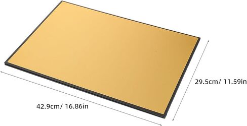Toddmomy Portable Photography Reflector Board A4 Silver Photo Shoot Light Reflector for Studio and Tabletop Use, Lightweight Cardstock Bounce Panel for Product and Macro Photography in Kuwait