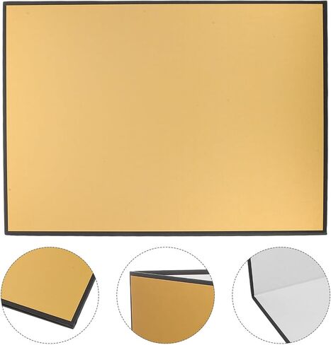 Toddmomy Portable Photography Reflector Board A4 Silver Photo Shoot Light Reflector for Studio and Tabletop Use, Lightweight Cardstock Bounce Panel for Product and Macro Photography in Kuwait