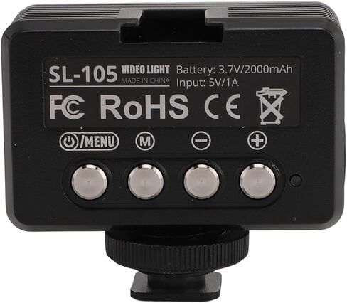 RGB LED Video Light, 130FT Underwater LED Camera Light Photography Lighting with 1/4 Inch Adapter & Cold Shoe Mount, Ideal for Live Streaming Photography in Saudi Arabia