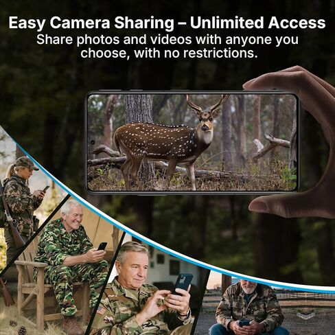 Meidase S965 Cellular Trail Camera, 4G LTE, 48MP Photo, 1296P HD Video, Live View, On-Demand, Shared Data Plan, Motion Activated in Saudi Arabia